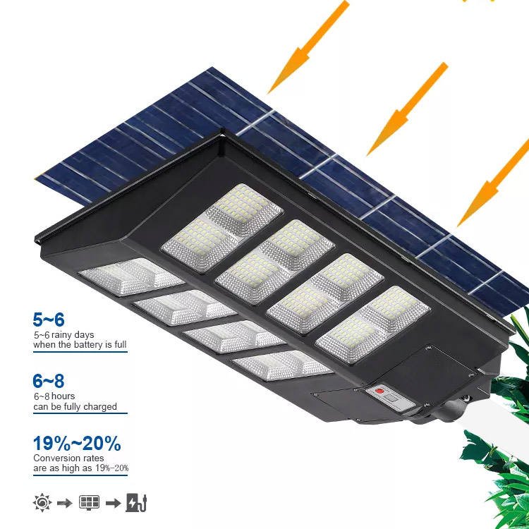 Outdoor Solar Powered Street Light Lamp 800W 1000W 1200W 2000W IP67 Waterproof Integrated Solar Led Street Light