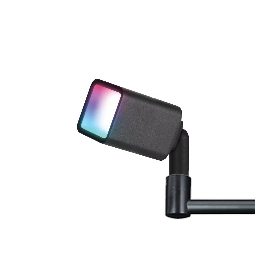 12W Double-Head LED Landscape Light Color-Changing RGB Garden Light Waterproof Outdoor Tree Spotlight Aluminum Body IP65 Rating