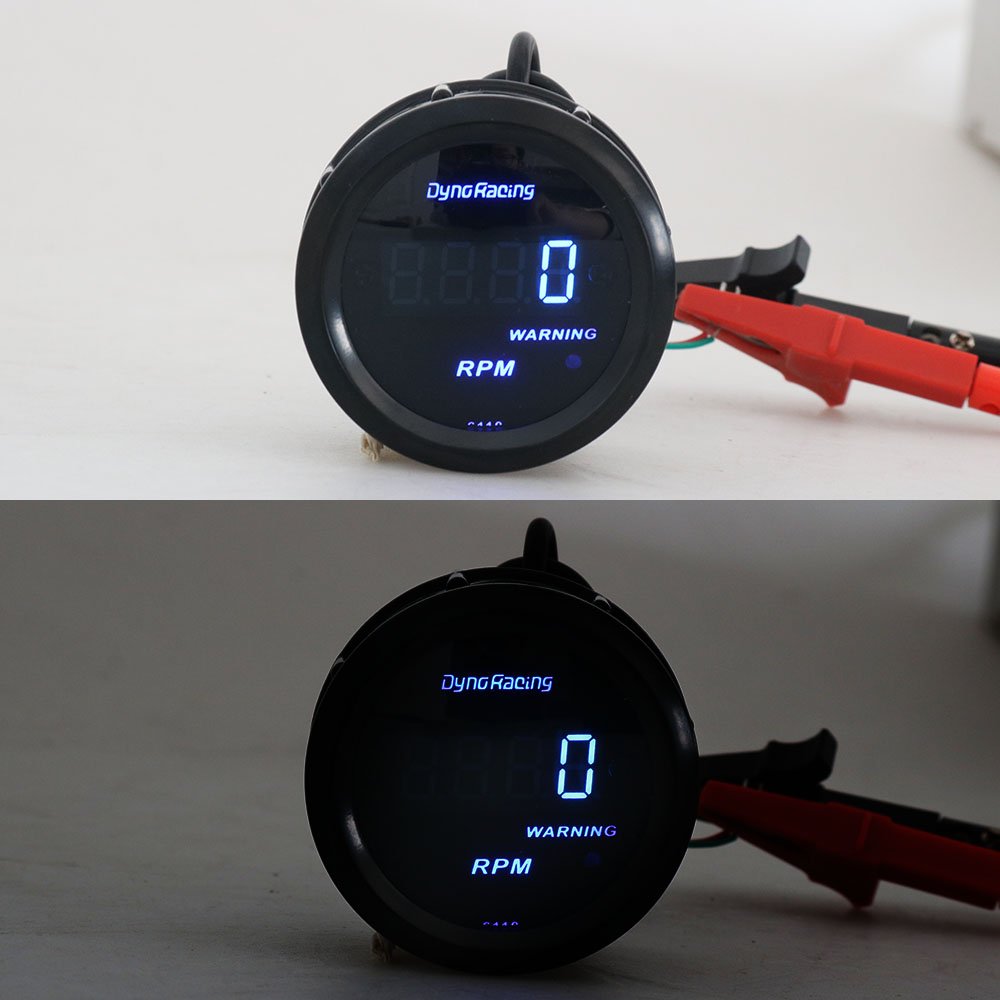 52mm Digital 0-9000 RPM Auto Gauges Led Car Meter RPM Tachometer