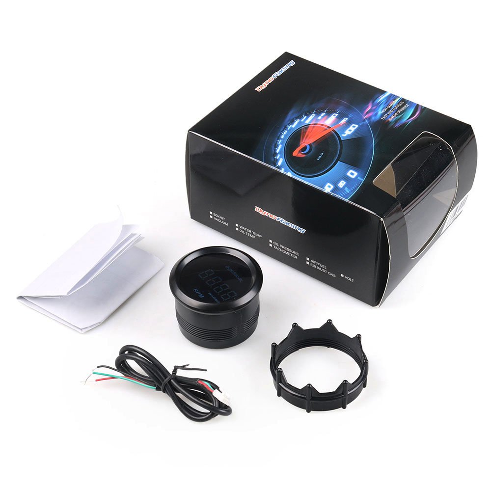 52mm Digital 0-9000 RPM Auto Gauges Led Car Meter RPM Tachometer