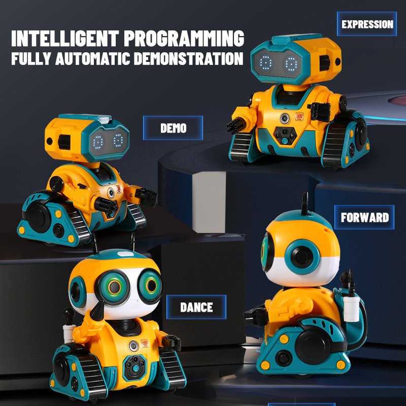 JJRC R29 New Design Cute Robot Expression Weapons Switch Smart Educational Singing Dancing Remote Controlled Toy Robots