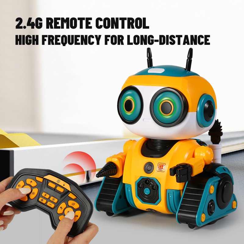 JJRC R29 New Design Cute Robot Expression Weapons Switch Smart Educational Singing Dancing Remote Controlled Toy Robots