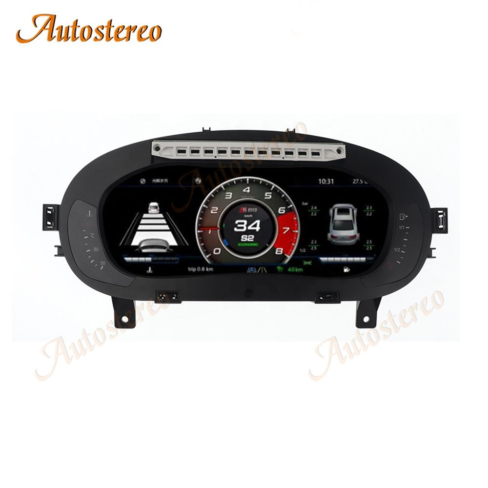 For Volkswagen CC 2014 LCD Dashboard Auto Player Digital Cluster Instrument Panel Multifunctional QLED Speed Meter Head Unit