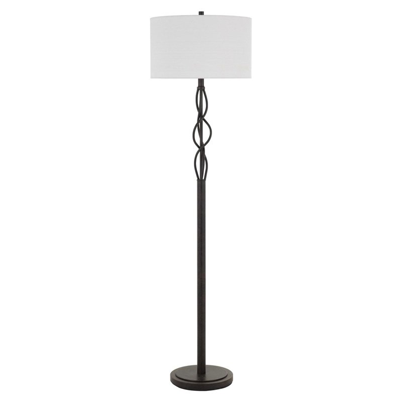 Custom Table Spider Washer Drum White Handmade Linen Lamp Shade