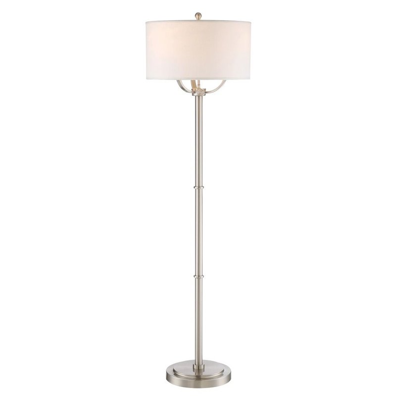 Custom Table Spider Washer Drum White Handmade Linen Lamp Shade