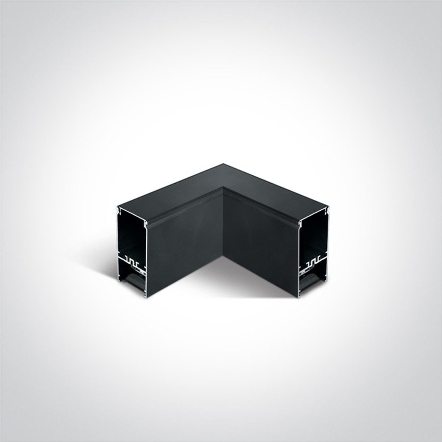 Direct-indirect Lighting Suspended LED Linear Profile Light With Black Housing