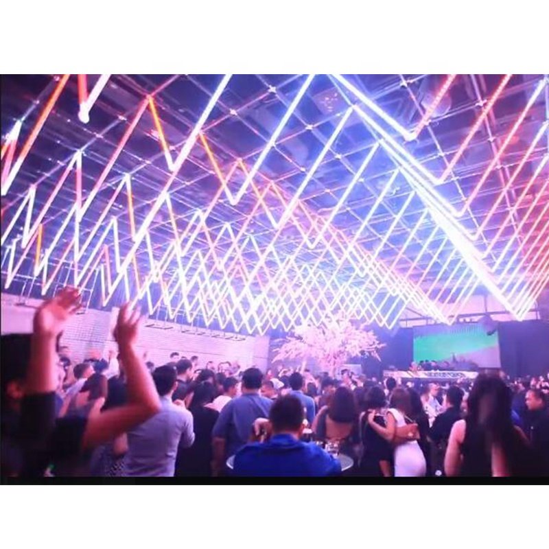 2025 Hot Selling LED Pixel Tubes DMX512 RGB 3D LED Night Light LED Tube Meteor Lighting for Club Stage