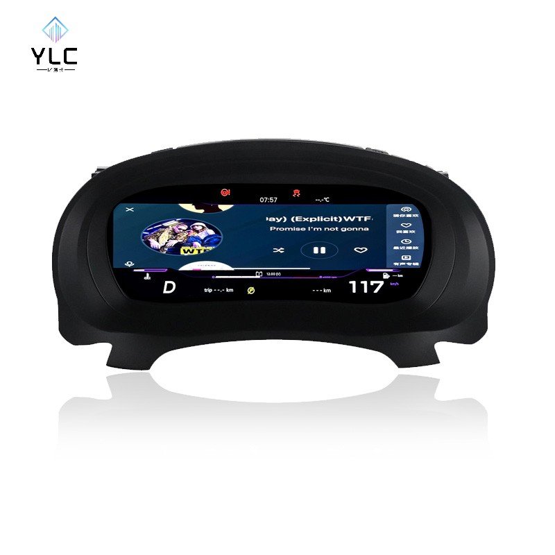 YLC Linux System 1920*720P LCD Dashboard Display Auto Meter Instrument Digital Cluster for Audi A4 B8 A5 2008-2016