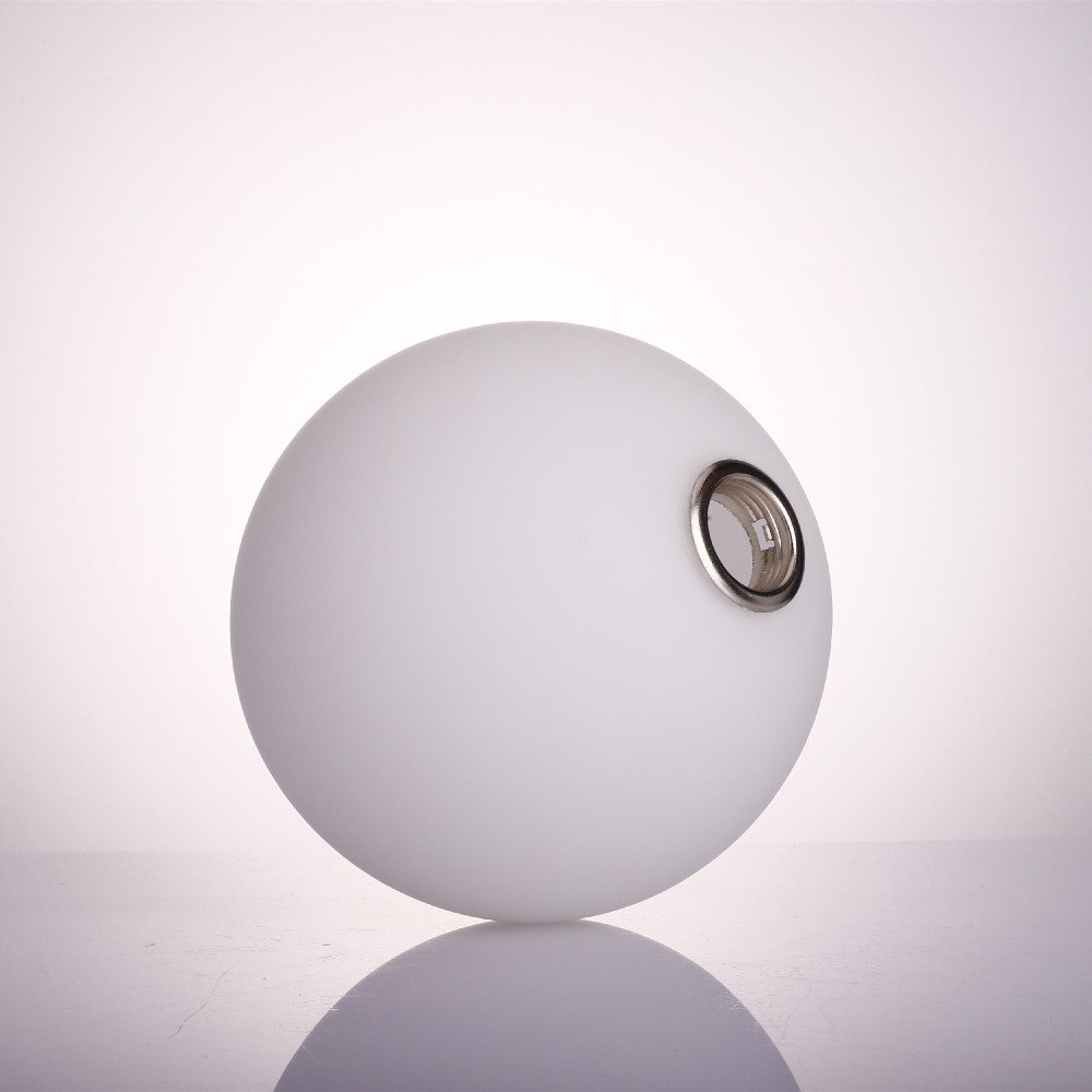 Custom Frosted Opal White Glass Globe Lampshade G9 Thread Diameter 80mm 100mm 120mm Turkish Lamp Glass Lamp Shade