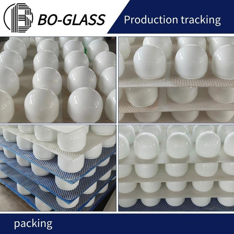 Custom Frosted Opal White Glass Globe Lampshade G9 Thread Diameter 80mm 100mm 120mm Turkish Lamp Glass Lamp Shade