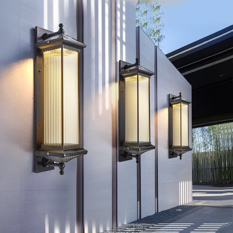 Modern Style LED Wall Mount Fixture Decorative Outdoor Lighting Waterproof Garden Wall Light Lamps
