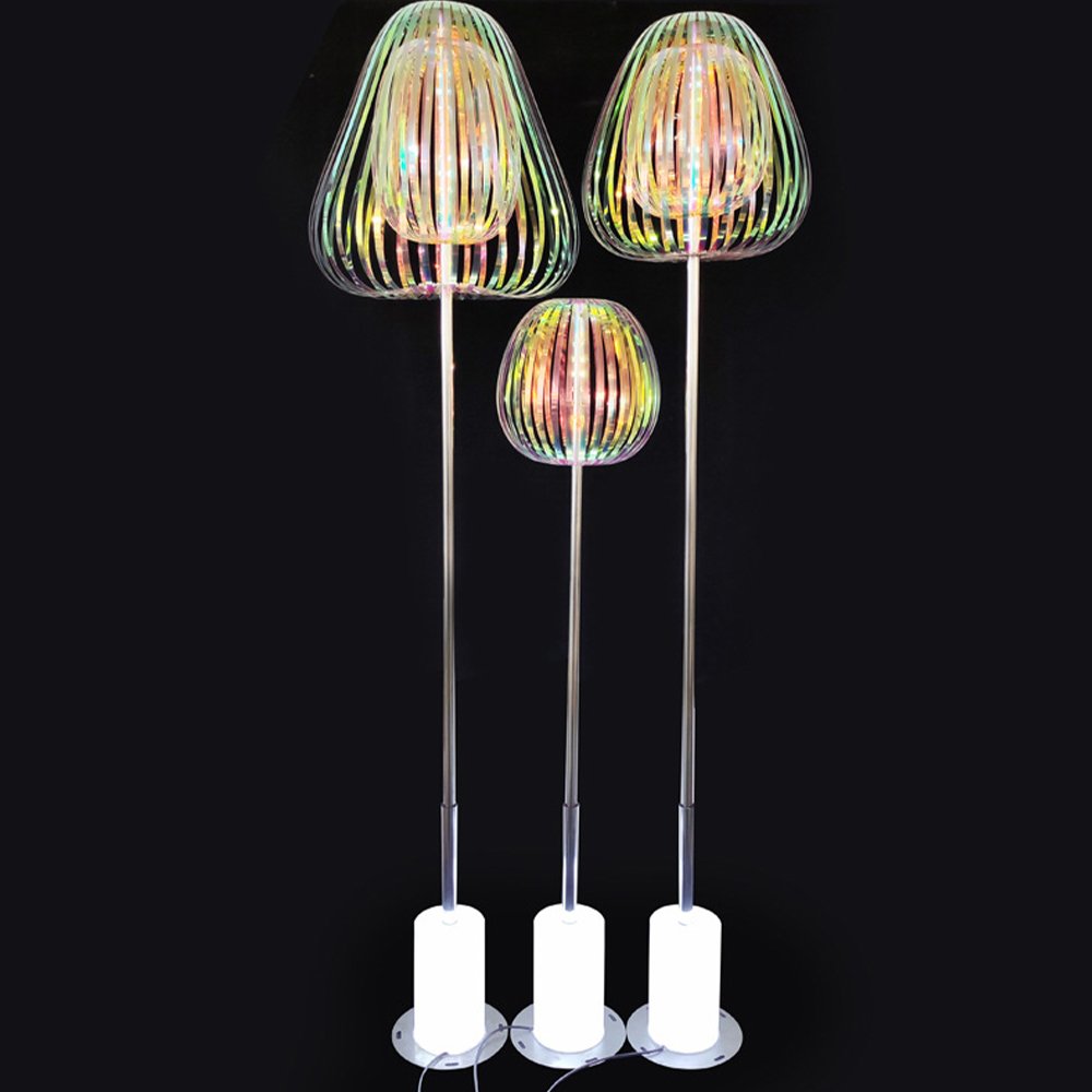 Jellyfish Bubble Lamp LED Color Column Interactive Experience Mall Festival square Park Atmosphere Decorative Lights