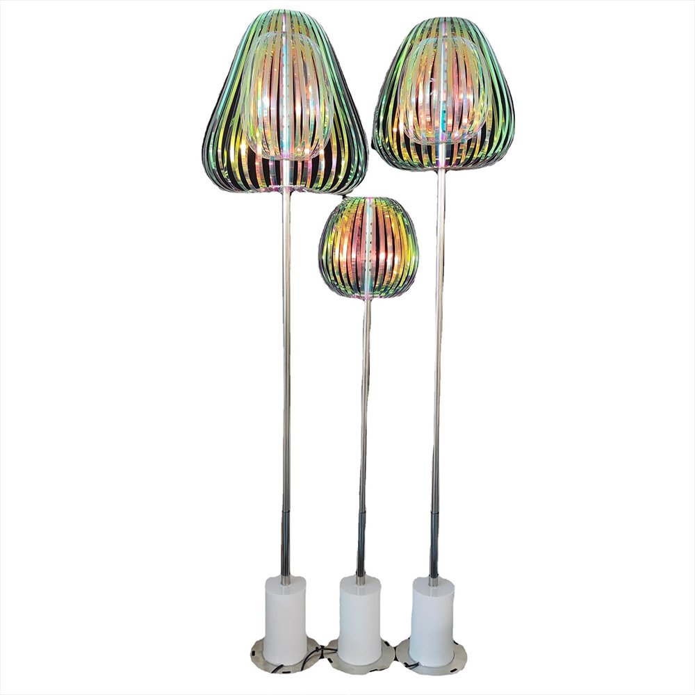 Jellyfish Bubble Lamp LED Color Column Interactive Experience Mall Festival square Park Atmosphere Decorative Lights
