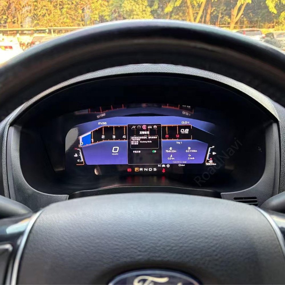 RoadNavi LCD Digital Cluster for Ford Explorer Instrument Dashboard Panel Speedometer