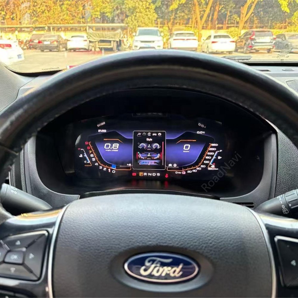 RoadNavi LCD Digital Cluster for Ford Explorer Instrument Dashboard Panel Speedometer
