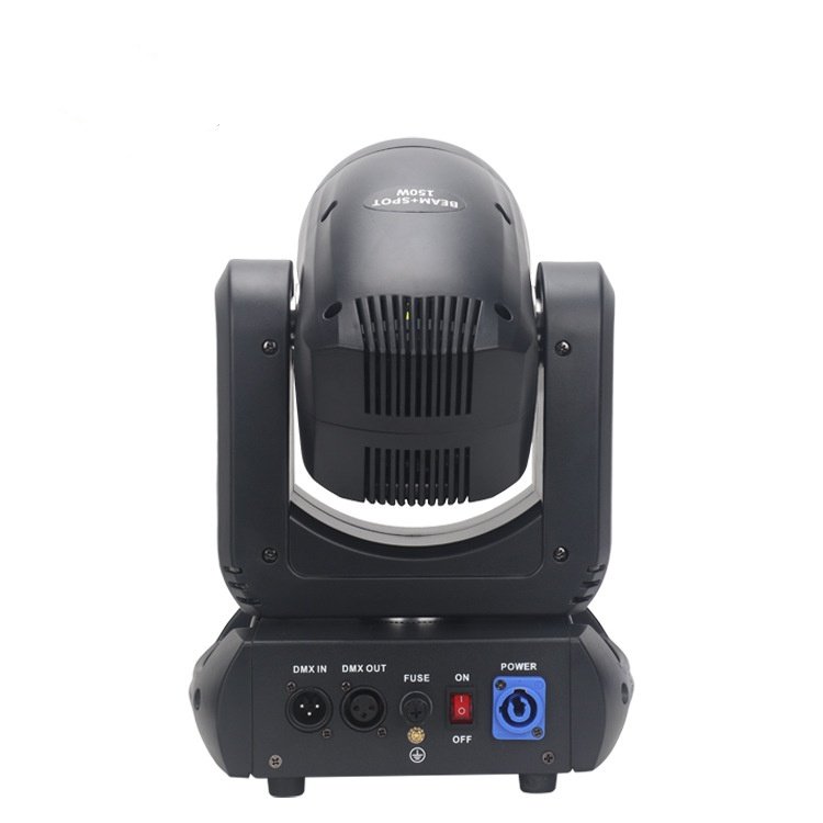 Rainbow Effect 150 W Led Beam Moving Head Light Gobo DJ Disco LED Stage Lighting for Club Party Wedding Bar