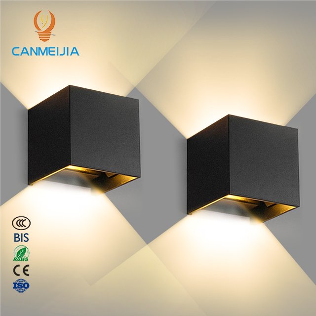 High Quality IP65 Cube up Down Wall Light/Outdoor Indoor Waterproof Decor Garden Porch Led Wall Light Led Wall Lamp/Wall Lamps