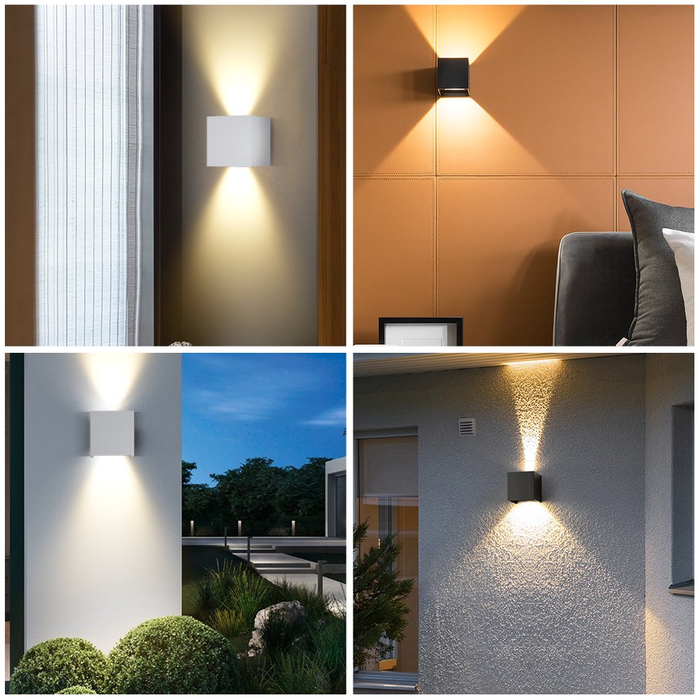 High Quality IP65 Cube up Down Wall Light/Outdoor Indoor Waterproof Decor Garden Porch Led Wall Light Led Wall Lamp/Wall Lamps