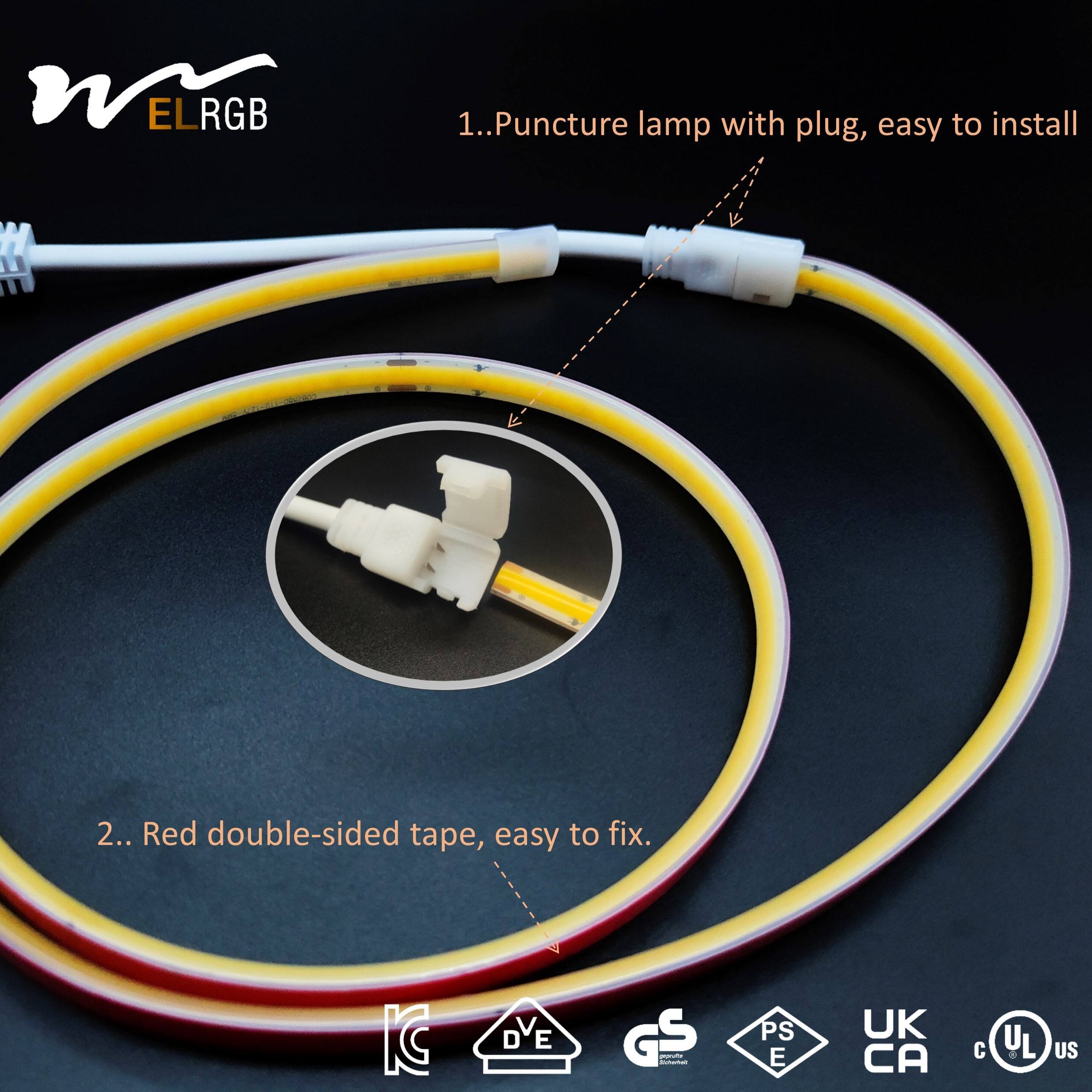 Dimmable 220v Warm White Neon Led Light Strip 110V 220V Led Spotlight Strips Led Light Strips Lightening