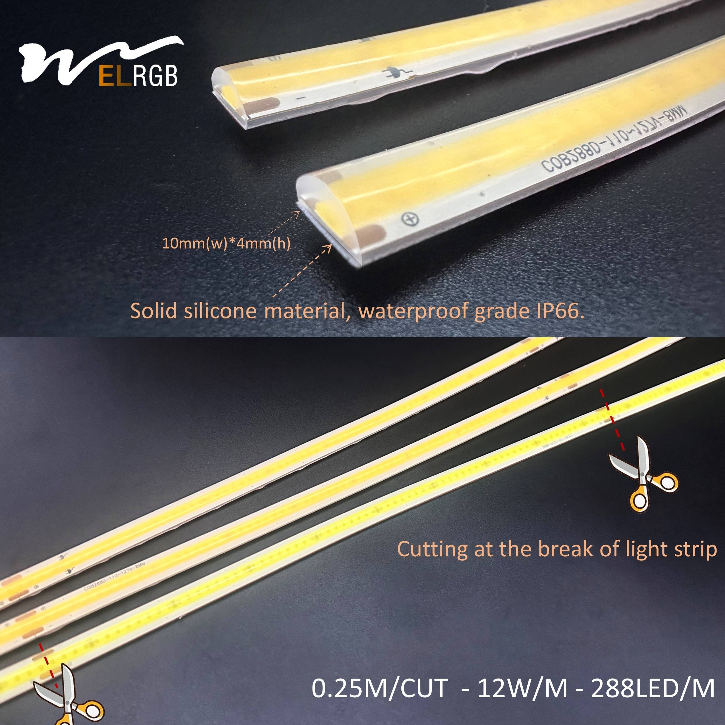 Dimmable 220v Warm White Neon Led Light Strip 110V 220V Led Spotlight Strips Led Light Strips Lightening