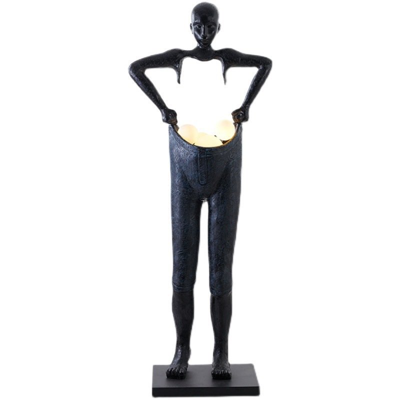 Creative Modern Minimalist Designer Art Decoration Luxury Hotel Living Room Nordic Corner Standing LED Floor Lamp Large Size