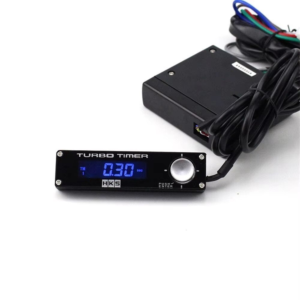 Type 0 Racing Car Turbo Timer with Digital LED Display White/Red/Blue Speedometer Water Temp Gauge 41001-Ak009 Auto Meter