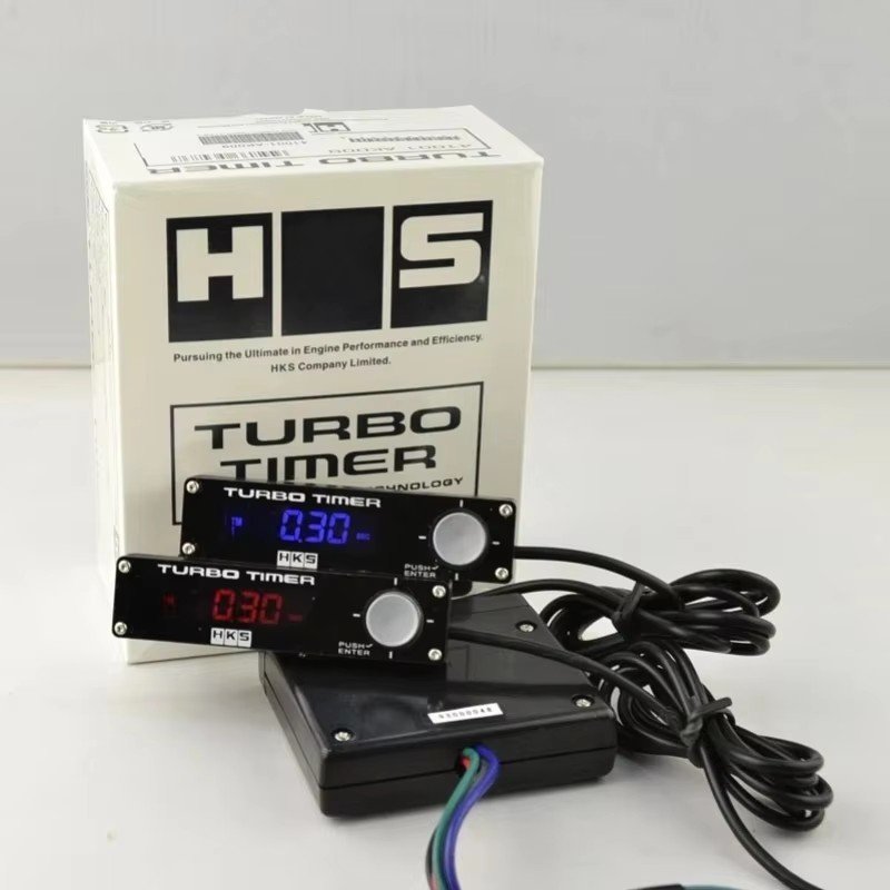 Type 0 Racing Car Turbo Timer with Digital LED Display White/Red/Blue Speedometer Water Temp Gauge 41001-Ak009 Auto Meter