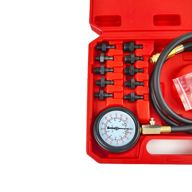 Automotive Engine Oil Pressure Test Kit Tester Car Garage Tool Low Oil Warning Devices