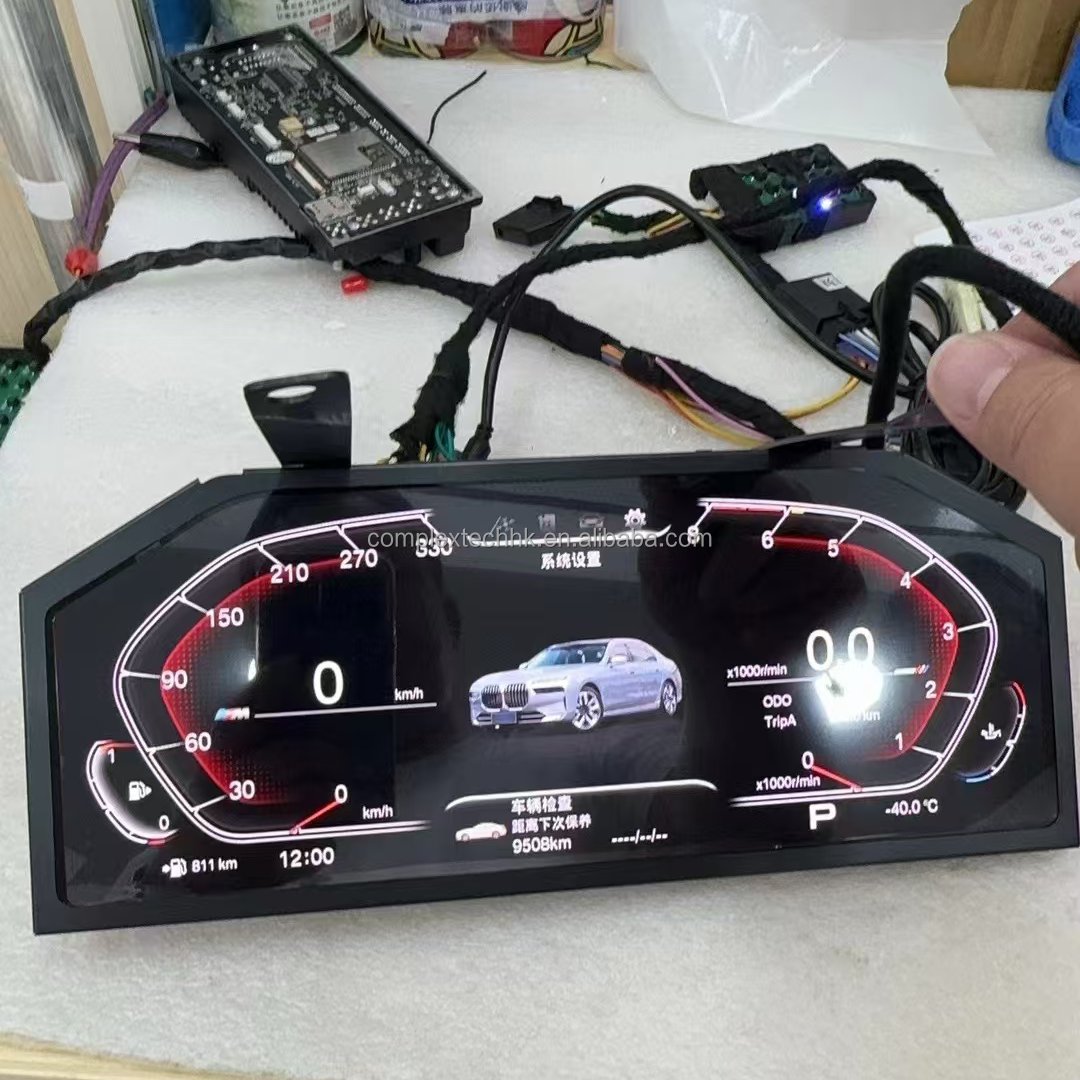 Car Smart LCD Dashboard Speedometer Multimedia Dashboard for AII BMW