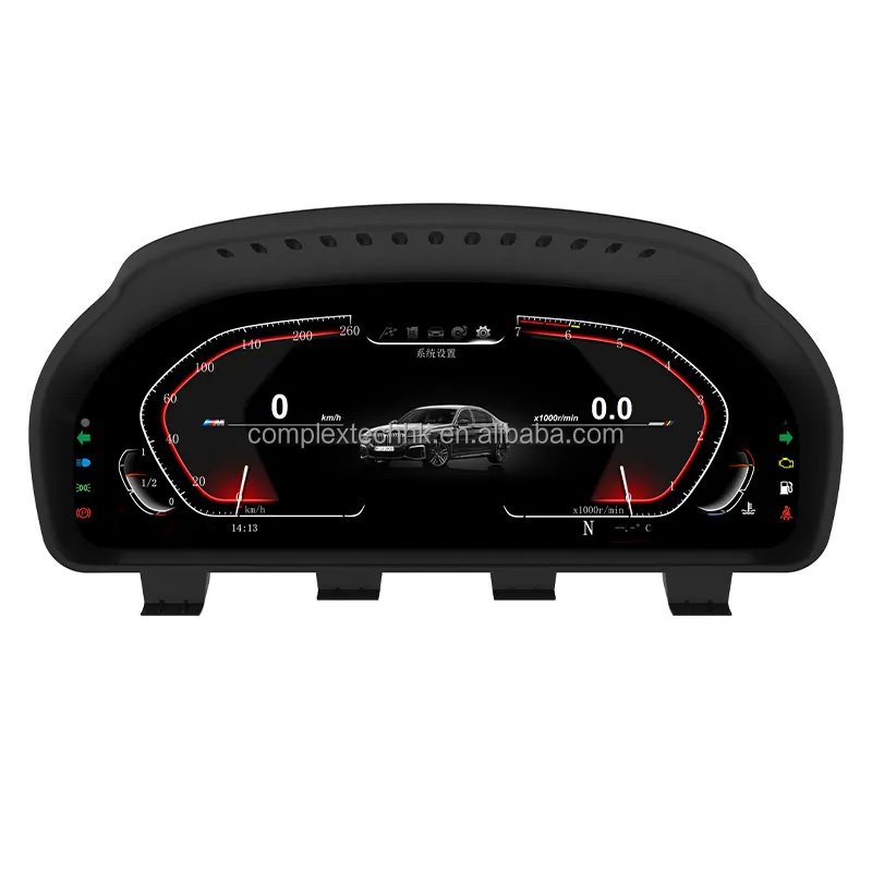Car Smart LCD Dashboard Speedometer Multimedia Dashboard for AII BMW