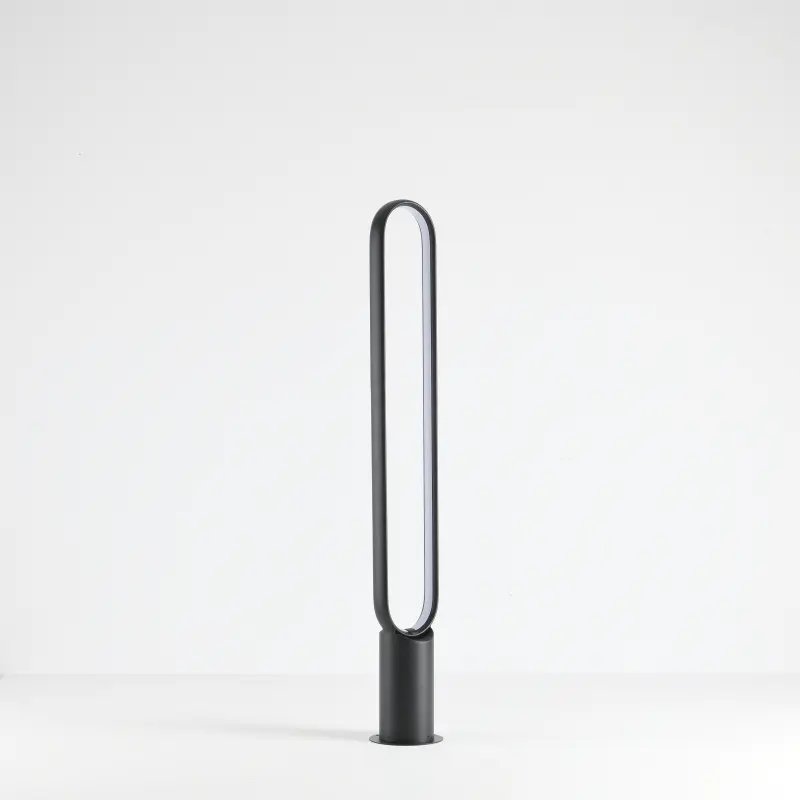 30W IP65 Waterproof Outdoor LED Garden Light Simple Round Pole Design with Stainless Steel Aluminum Body for Courtyard Garden