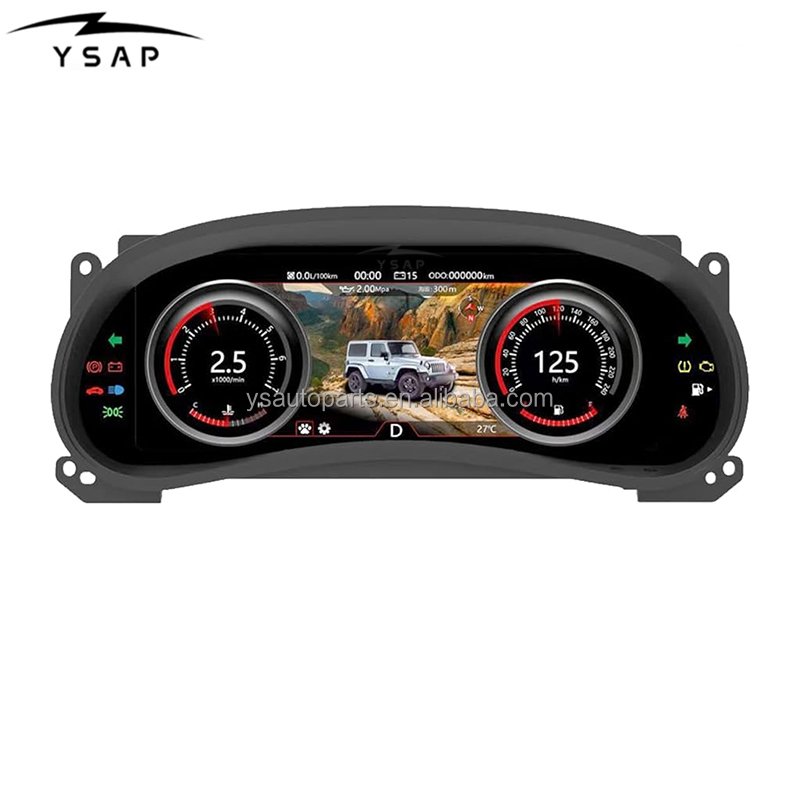 High Quality LCD Cluster Instrument for 2011 2012 2013 2014 2015 2016 2017 Wrangler Dashboard Speed Meter