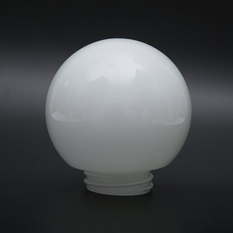 Globe Light Bulb Cover Lamp Shade Screw Glass Custom Made White White Carton Glass Lampshade HY Undercounted Light Frosted Glass
