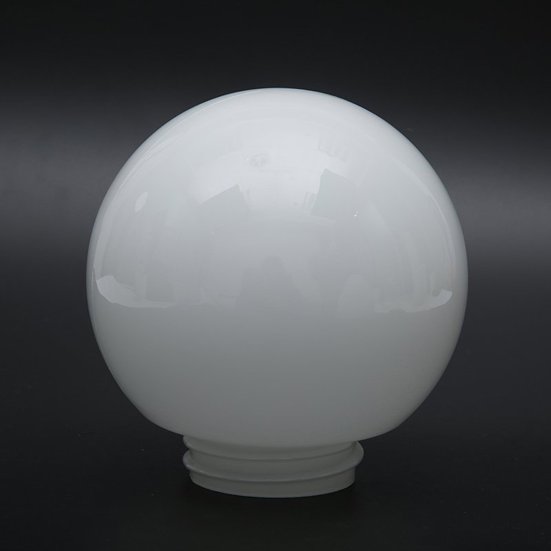 Globe Light Bulb Cover Lamp Shade Screw Glass Custom Made White White Carton Glass Lampshade HY Undercounted Light Frosted Glass