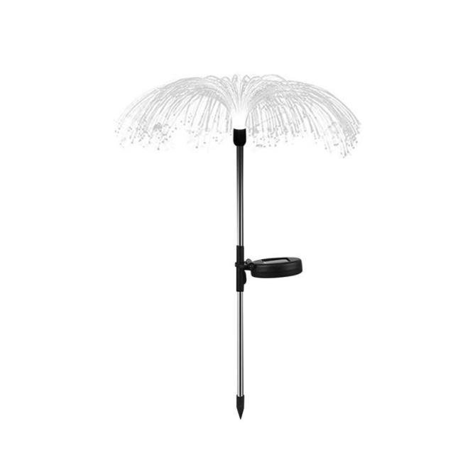 Outdoor Waterproof Solar Flower Lights for Pathwayway Lawn Party Wedding Decor RGB Color Changing Solar Jellyfish Stake Lamp