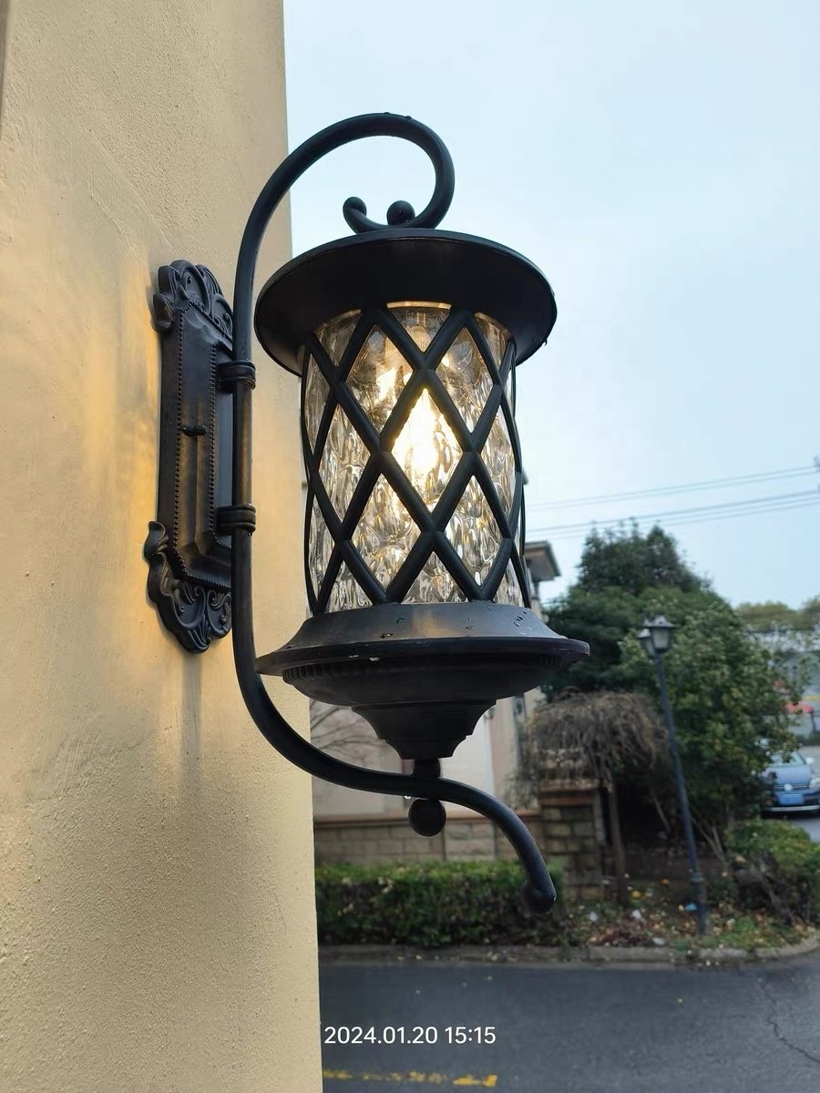 European Style Garden Villa Luxury Wall Lamp Creative Staircase Gate Corridor Balcony Courtyard Lamp