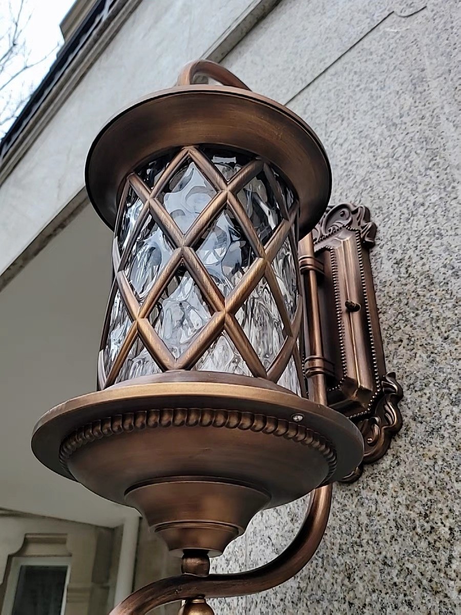 European Style Garden Villa Luxury Wall Lamp Creative Staircase Gate Corridor Balcony Courtyard Lamp