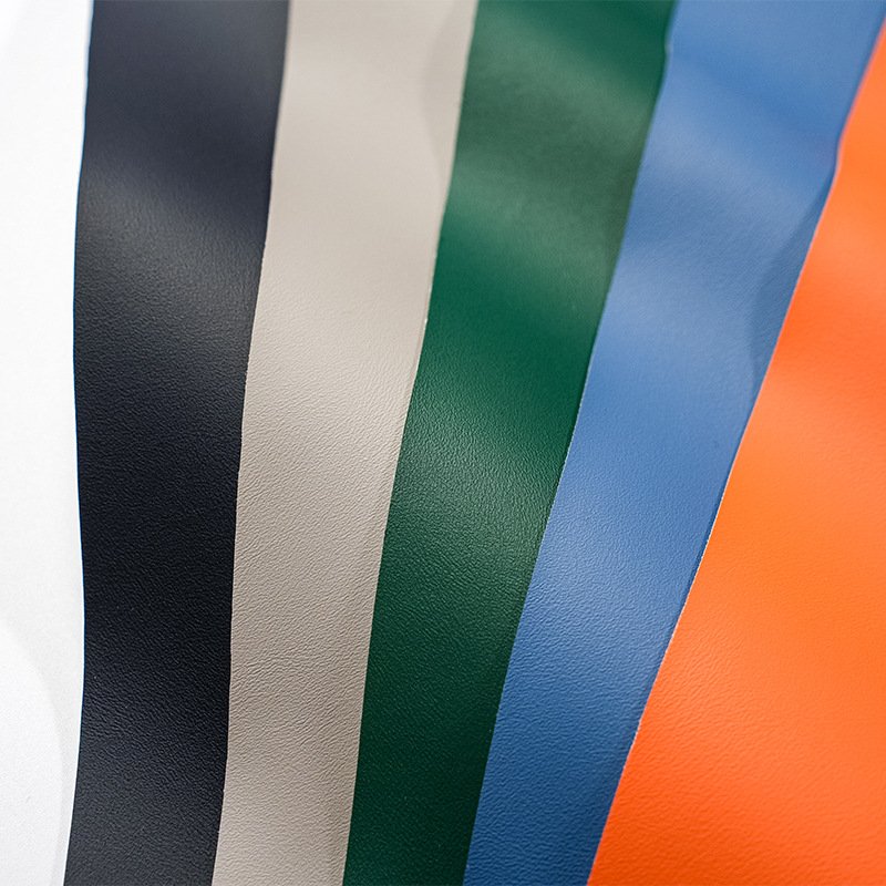 Factory Direct 0.6 mm Woven Backing 3D Nappa Upholstery Vinyl Fabric Artificial Faux Synthetic PVC Leather for Car Seat Sofa