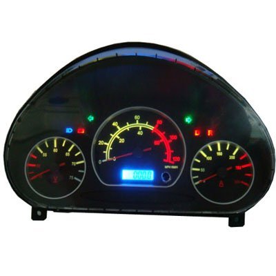 Boerxu Hot Sale Digital LCD Screen Speedometer Gauge Newest Auto Measuring Widescreen Meter with Touchable Buttons Motorcycles