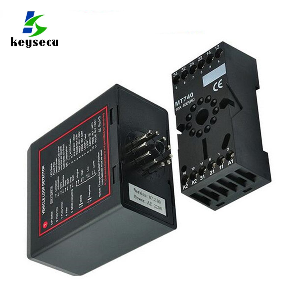PD132 Parking System Driveway Car Auto Inductive Traffic Single Channel One Relay Vehicle Loop Detector Sensor for Barrier Gate