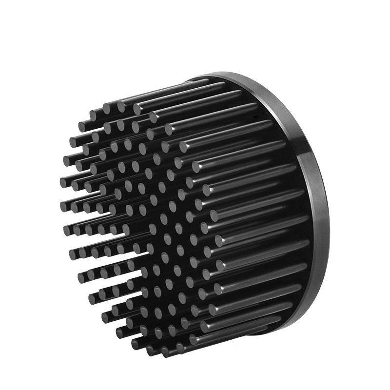 70mm Diameter 20W Black Anodizing Aluminium Round Led Passive Cooling Heat Sink Heatsink