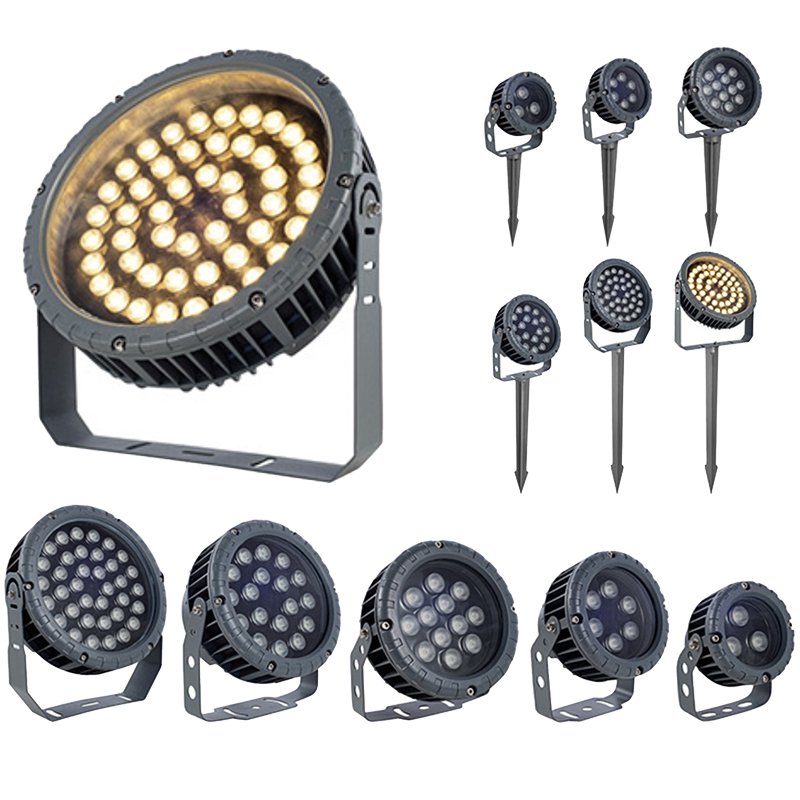 Dmx512 Rgb Exterior Architectural Outdoor Led Facade Outdoor Building Decorative Projector Lighting Spotlight Wall Flood Lights