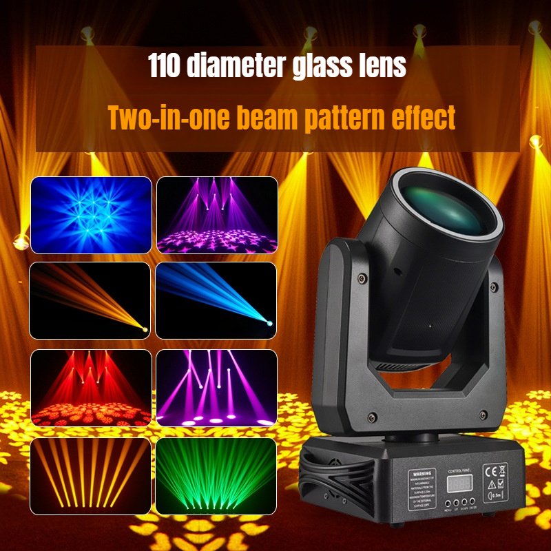 XA150BEAM Shaking Head Rotating Pattern Light bar Light Outdoor Performance Voice Controlled Stage Lighting