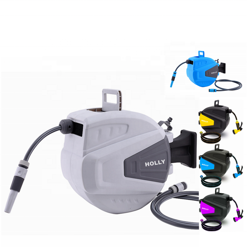 40 Meter Extra Long Retractable Water Hose Reel Wall Mount Heavy Duty Garden Hose Reel 130 Heavy Duty Automatic Rewind Hose Reel