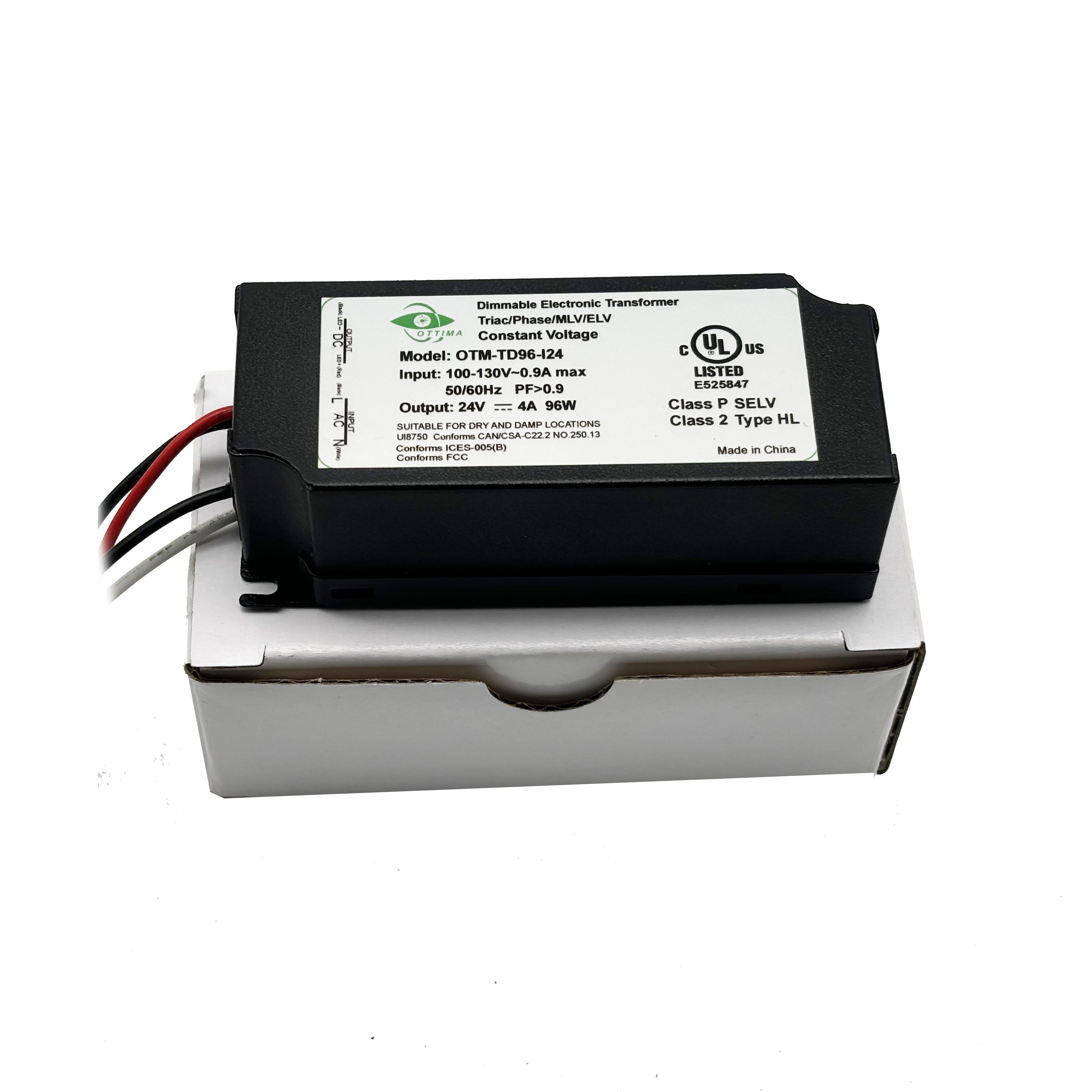 OTM-TD96-I24 UL ETL LED Switching Power Supply DC24V Mini 96W Led Transformers