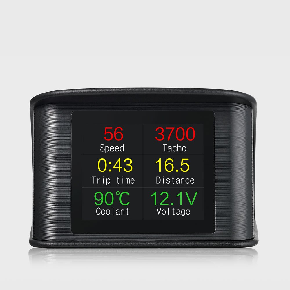 Car Trip Computer P10 OBD2 Smart Digital Gauge Auto Meter with ODO,Intake Air Temperature,Diagnostic Tools