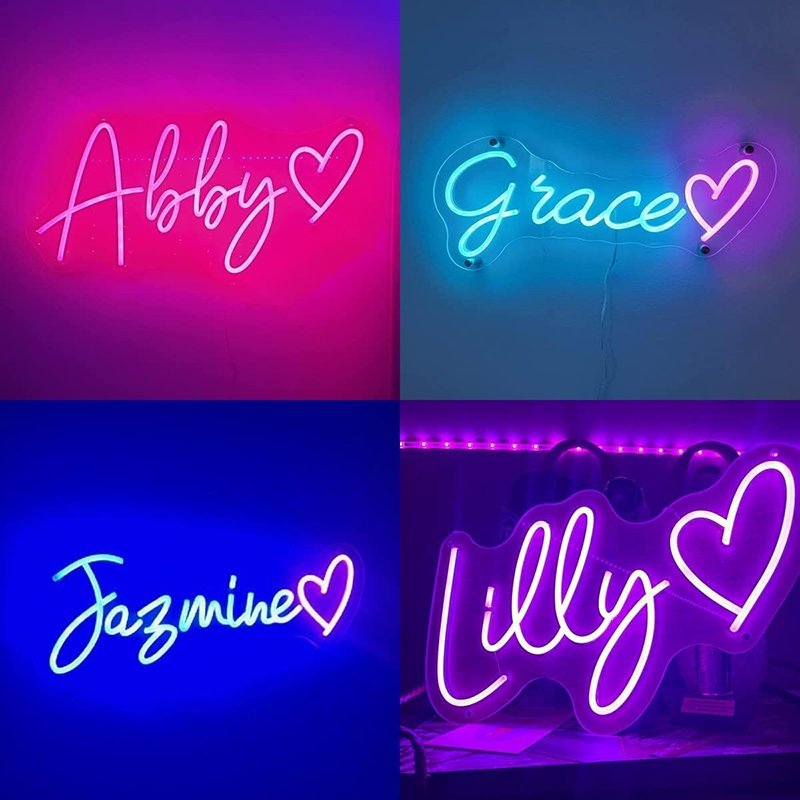 Custom Neon Signs Personalized LED Neon Signs for Birthday Party Night Light Company Logo Business Sign Gift Name Neon Lights