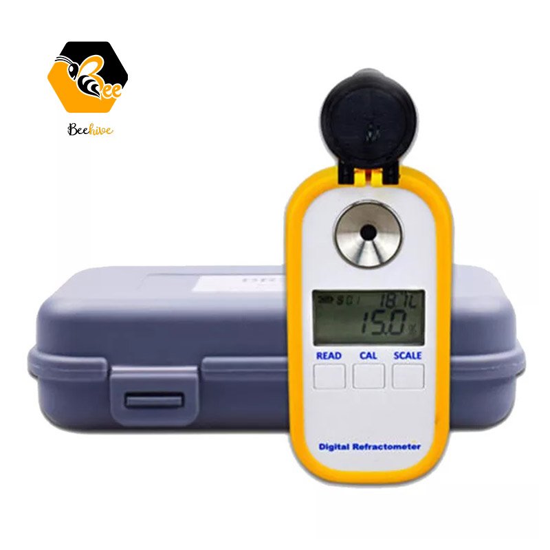 Digital Refractometer LCD Display 0.0~94.0% Brxi Fruit Juice Sugar Meter Refractometer