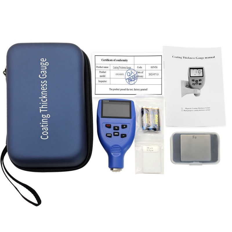 DR5000S Thickness Gauge 0-5000um Auto Fe Paint Coating Thickness Gauge Car Paint Thickness Gauge