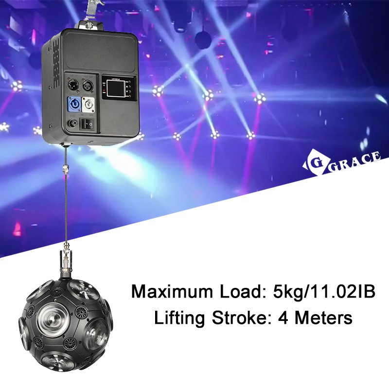 Igracelite 1 Lift + 1 Led Lifting Football Light Rgbw Disco Football With Dmx Lift Lights